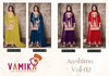 Ashima Vol 2 By Vamika Blooming Chinon Readymade Suits Exporters In India